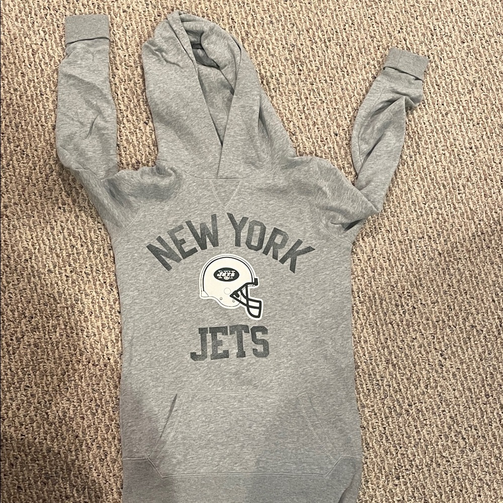 PINK Victoria's Secret Gray New York Jets Hoodie